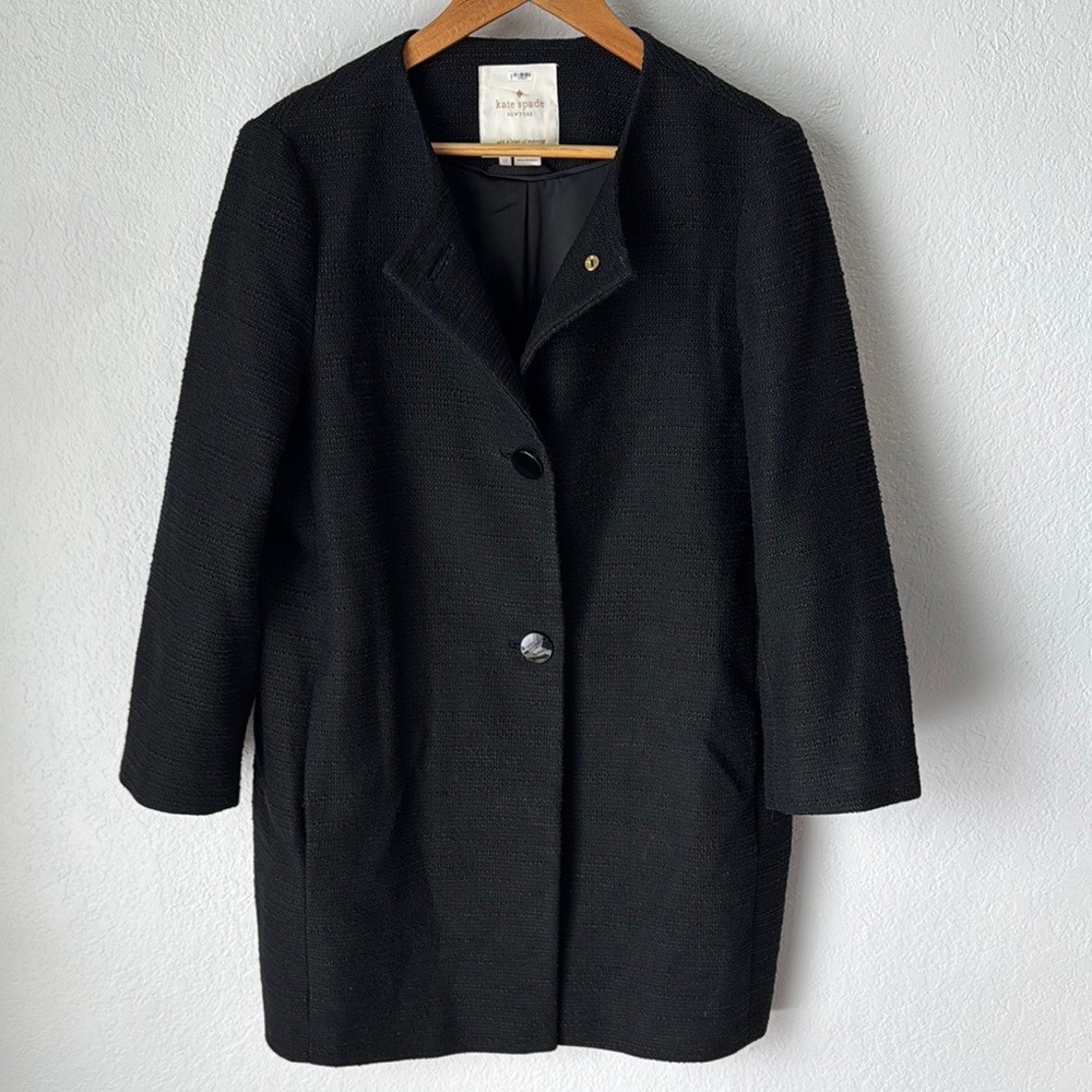 Kate Spade Black‎ Tweed Jacket